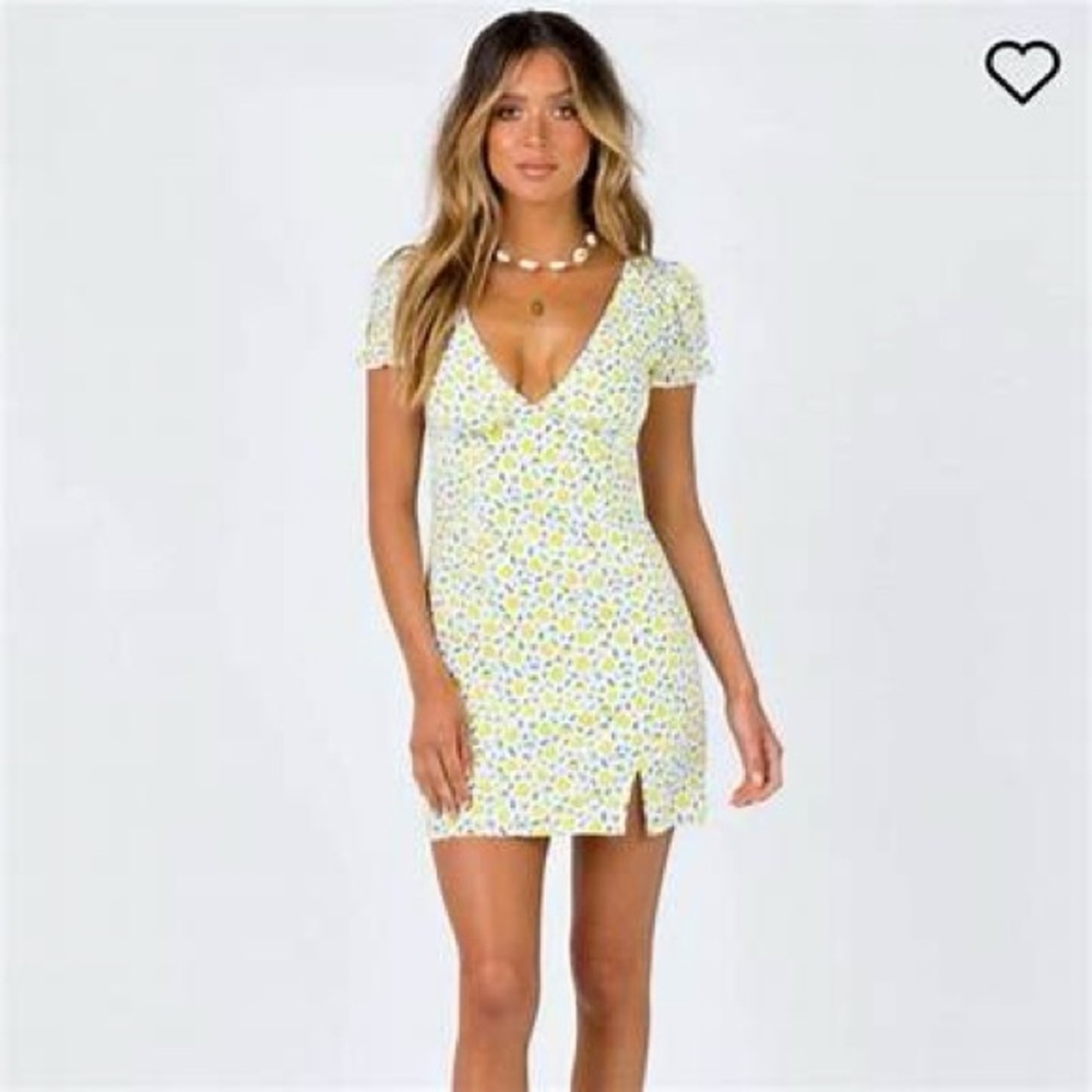 Princess polly lemon dress
